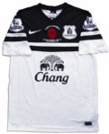 Leon Osman Match Worn Everton Football Shirt Signed