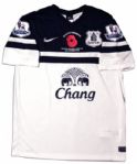 Gareth Barry Match Worn Everton Football Shirt Signed