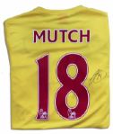 Jordon Mutch Match Worn Cardiff City Football Shirt Signed