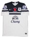 Romelu Lukaku Match Worn Everton Football Shirt Signed