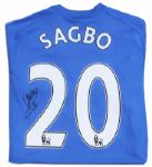Yannick Sagbo Match Worn Hull City Football Shirt Signed