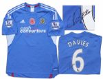 Curtis Davies Match Worn Hull City Football Shirt Signed