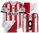Steven Fletcher Match Worn Sunderland Football Shirt Signed
