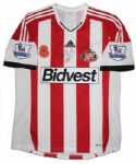 Steven Fletcher Match Worn Sunderland Football Shirt Signed