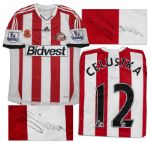 Ondrej Celustka Match Worn Sunderland Football Shirt Signed