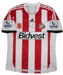 Jack Colback Match Worn Sunderland Football Shirt Signed