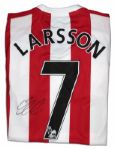 Seb Larsson Match Worn Football Shirt Signed