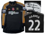 Steve Harper Match Worn Hull City Football Shirt Signed