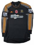 Steve Harper Match Worn Hull City Football Shirt Signed