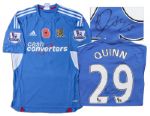 Stephen Quinn Match Worn Hull City Football Shirt Signed