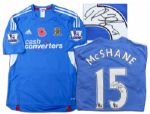 Paul McShane Match Worn Hull City Football Shirt Signed