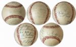 Chicago White Sox 1947 Team Signed Ball -- HOFers Ruffing, Appling, Lyons & Lopat, Haynes, Tresh, Papish, Kolloway, Lee, Caldwell & 11 More -- With JSA COA
