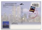 Collection of 10 World Trade Center, New York City Full Color Postcards -- Postmarked 9/11/01