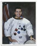 Harrison Schmitt 8'' x 10'' Photo Signed -- Part of the Last Apollo Mission to Go to the Moon