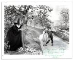 10'' x 8'' Signed ''The Wizard of Oz'' Photo of Ray Bolger and Margaret Hamilton -- ''...I'll fix them!...WWW!''