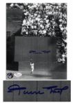 Famous World Series Photo From 1954, The Catch Signed by Willie Mays -- 8 x 10 Photo in Near Fine Condition -- With JSA LOA
