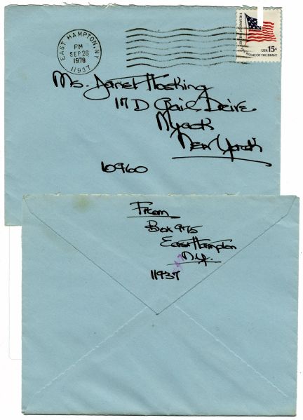 Edie Bouvier Beale 1978 Autograph Letter Signed -- The Eccentric Shut-In Socialite