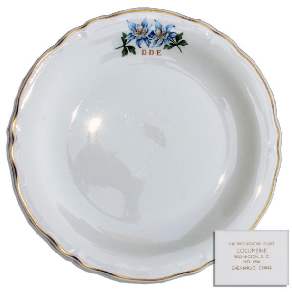 China Plate From Eisenhower's Presidential Airplane