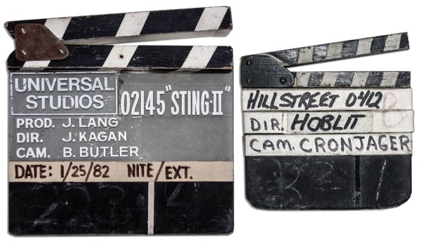 ''Hill Street Blues'' & ''The Sting II'' Clapboards