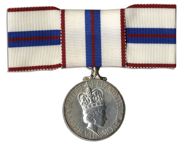 Duchess of Windsor Owned Medallion Commemorating The Silver Jubilee of Queen Elizabeth II