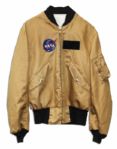 Apollo 13 Astronaut Jack Swigert Personally Owned NASA Mustard Yellow Jacket, Used as He Trained for the Apollo 13 Mission in 1970