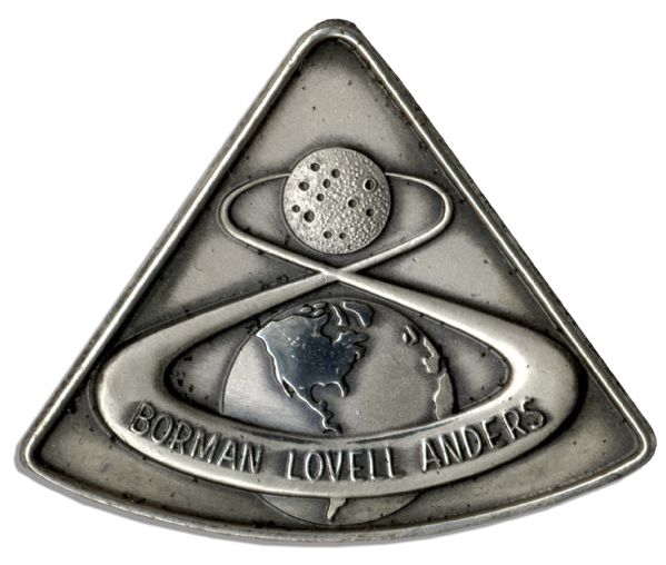 Apollo 8 Robbins Medal Flown