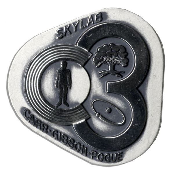 Jack Swigert's Personally Owned Skylab 3 (SL-4) Flown Robbins Medal, Serial Number 46F -- One of Only 70 Flown