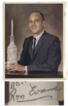 Ronald Evans 8 x 10 Photo Signed & Inscribed to Jack Swigert -- Evans Flew as Command Module Pilot of Apollo 17, the Last Manned Mission to the Moon