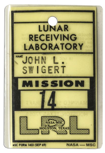 Jack Swigert's Apollo 14 Badge