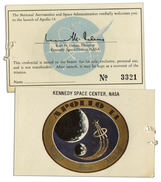 Jack Swigert's Own Ticket to The Launch of Apollo 14