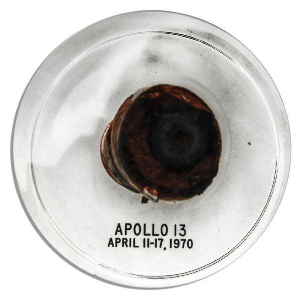 Jack Swigert's Personally Owned Apollo 13 Flown Heat Shield Plug -- A Piece Which Endured Incredible Circumstances During the Famous Mission