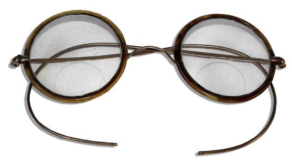 George Burns Iconic Wide-Rimmed Circular Glasses