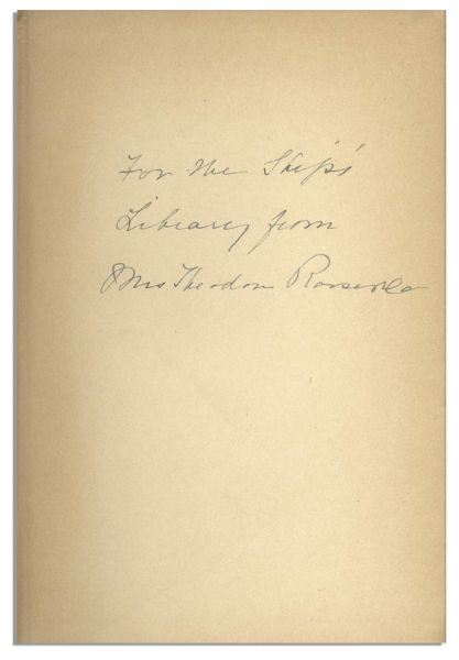 Edith Roosevelt Signed & Inscribed ''Talks With T.R.''
