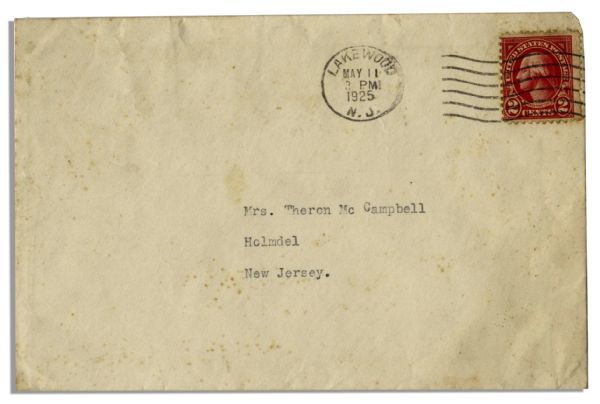 John D. Rockefeller Typed Letter Signed -- ''...I send hearty congratulations on the good results of the potato business...''