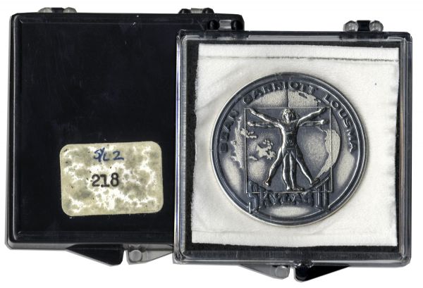 Jack Swigert's Personally Owned Skylab I & II Robbins Medals Unflown, Serial Numbers 277 & 218