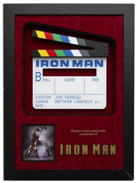 Iron Man Production-Used Clapperboard