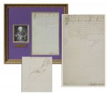 Frederick The Great, King of Prussia Letter Signed