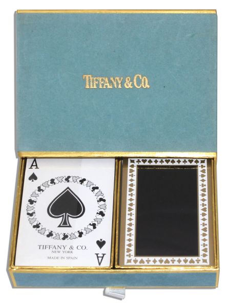 Marlene Dietrich Personally Owned Set of Tiffany & Co. Playing Cards
