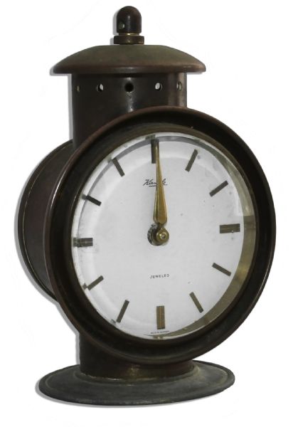 Marlene Dietrich Personally Owned German Made Canister Desktop Clock