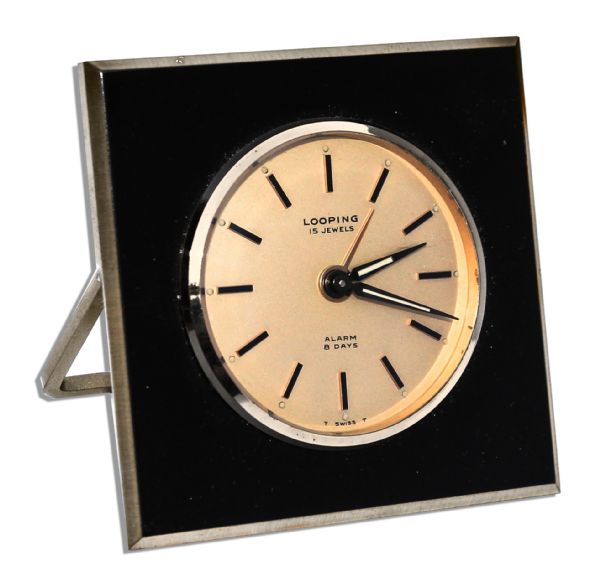 Marlene Dietrich Personally Owned Travel Alarm Clock