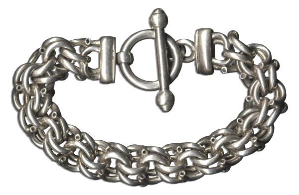 Marlene Dietrich Personally Owned Mexican 950 Silver Bracelet