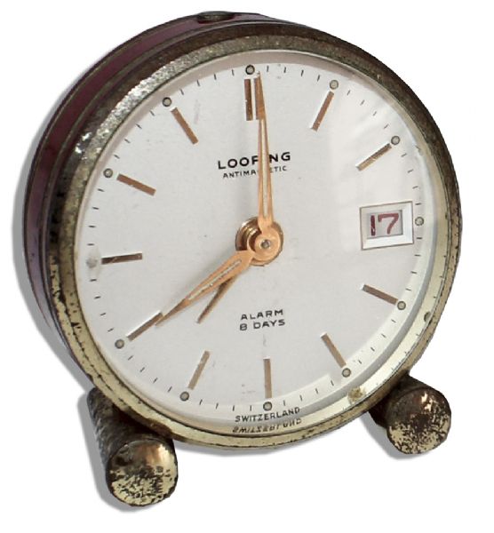 Marlene Dietrich Personally Owned Travel Alarm Clock