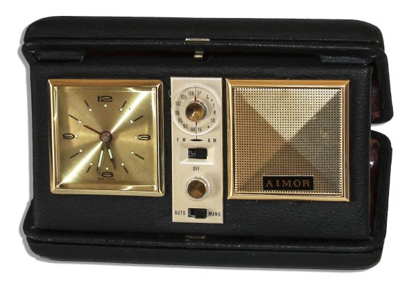 Marlene Dietrich Personally Owned Radio Alarm Clock