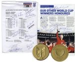 Gold Medal For The 1966 World Cup -- Issued to England Trainer Harold Shepherdson