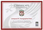 Liverpool's Steven Gerrard Match Worn Shirt Signed by 17 Footballers