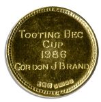 PGA's Tooting Bec Cup From the 1986 British Open -- Won by Gordon J. Brand for the Lowest Single Round During the Championship -- Brand Shot 68