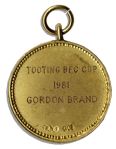 PGA's Tooting Bec Cup From the 1981 British Open -- Won by Gordon J. Brand for the Lowest Single Round During the Championship -- Brand Shot 65