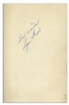 Roger Maris Signed ''The Kansas City Athletics'' Book -- With PSA/DNA COA