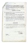 ''Top Secret'' Draft Signed by Bernard Montgomery in July 1945 -- With Numerous Hand-Edits by Montgomery Such as ''allow conversation with adult Germans in the streets and in public places''