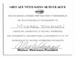 Amazing Michael Jackson 8'' x 10'' Signed Photo -- Bold Signature